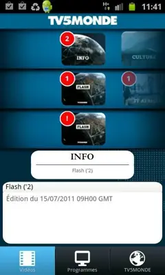 TV5MONDE android App screenshot 3